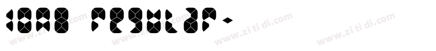 IONB Regular字体转换